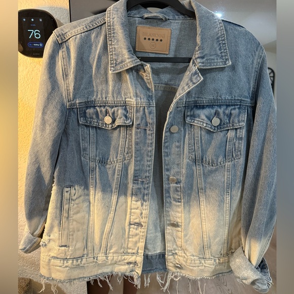 Blank NYC Jackets & Blazers - Women’s BlankNYC Distressed Denim Jacket